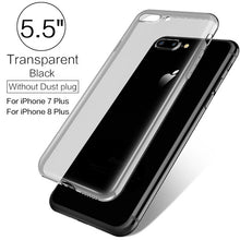 PZOZ Luxury Brand TPU Silicone Transparent Case Cover For Apple iPhone 7 Plus 7Plus iPhone 8 Plus X 10 Case coque accessories