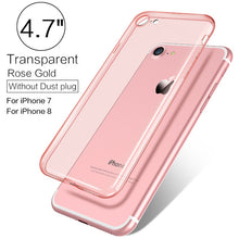 PZOZ Luxury Brand TPU Silicone Transparent Case Cover For Apple iPhone 7 Plus 7Plus iPhone 8 Plus X 10 Case coque accessories