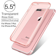 PZOZ Luxury Brand TPU Silicone Transparent Case Cover For Apple iPhone 7 Plus 7Plus iPhone 8 Plus X 10 Case coque accessories