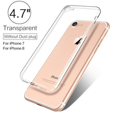 PZOZ Luxury Brand TPU Silicone Transparent Case Cover For Apple iPhone 7 Plus 7Plus iPhone 8 Plus X 10 Case coque accessories