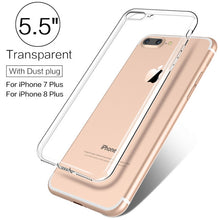 PZOZ Luxury Brand TPU Silicone Transparent Case Cover For Apple iPhone 7 Plus 7Plus iPhone 8 Plus X 10 Case coque accessories