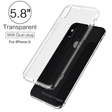 PZOZ Luxury Brand TPU Silicone Transparent Case Cover For Apple iPhone 7 Plus 7Plus iPhone 8 Plus X 10 Case coque accessories