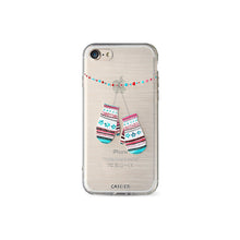 CASEIER Phone Case For iPhone 7 8 Plus Soft TPU Merry Christmas Cover For iPhone 7 8 Plus Relief Silicone Winter phone Case Capa