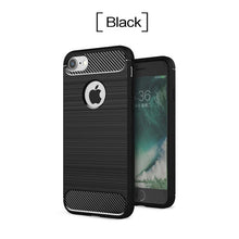 Lovebay Phone Case For iPhone X 7 7 Plus 6 6s Plus 5 5s SE Case Luxury New Carbon Fiber Soft TPU Drawing Shockproof Phone Case