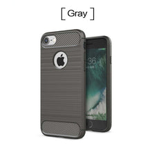 Lovebay Phone Case For iPhone X 7 7 Plus 6 6s Plus 5 5s SE Case Luxury New Carbon Fiber Soft TPU Drawing Shockproof Phone Case
