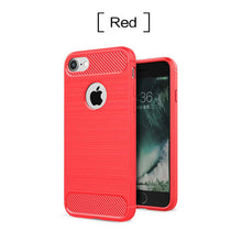 Lovebay Phone Case For iPhone X 7 7 Plus 6 6s Plus 5 5s SE Case Luxury New Carbon Fiber Soft TPU Drawing Shockproof Phone Case