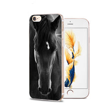 MaiYaCa Horse Animal Printed Soft Cover For iPhone 6 6S Plus 7 7 Plus 8 Plus X 5 5S 4 4S Silicone Rubber Skin Mobile Phone Case