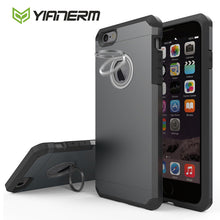 Yianerm For iPhone 7 6s 7 Plus 6 Plus Phone Case With Kickstand Armor Shockproof Dual Layer Heavy Duty Rugged Protective Cover