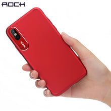 For iPhone X Case, ROCK Luxury Business Style Metal Phone Camera Protection Transparent Case For iPhone X Cover