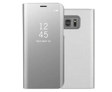ALANGDUO Phone Case For Samsung Galaxy A3 A5 J3 J5 J7 2017 S8 Note 8 J5 J7 Prime J7 Max Coque Luxury Mirror Clear View Flip Case